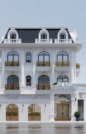 Biệt Thự Tân Cổ Điển Pháp , Anh Hồng 9x19, Rạch Giá, Kiên Giang