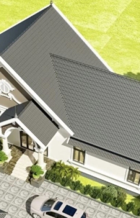 Nhà mái thái 1 tầng, 8,4x18,8m , Chị Mi , Lai Vung , Đồng Tháp