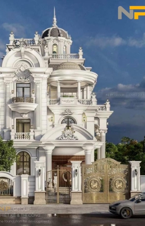 Biệt Thự Tân Cỗ Điển Pháp 9,9x19, Chị Ngọc , Bàu Bàng Tây Ninh