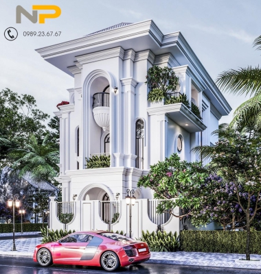 Biệt thự tân cổ điển 3 tầng TP. Cần Thơ