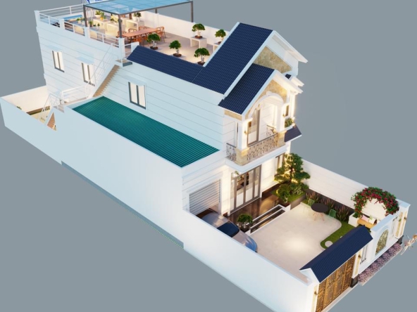 Nhà Phố Chị Bình 5x15 - Tân An, Long An