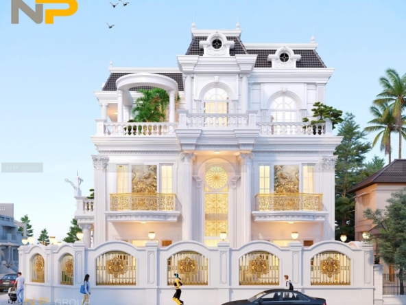 39+ NHỮNG MẪU THIẾT KẾ THI CÔNG BIỆT THỰ PHÁP, DINH THỰ, SANG TRỌNG VÀ ĐẲNG CẤP 2023