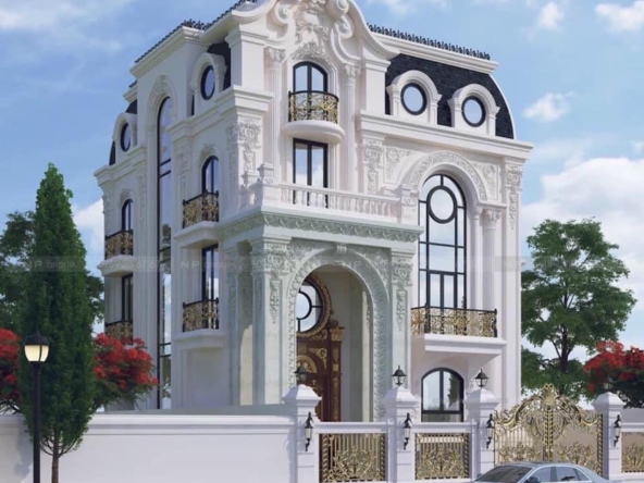 39+ NHỮNG MẪU THIẾT KẾ THI CÔNG BIỆT THỰ PHÁP, DINH THỰ, SANG TRỌNG VÀ ĐẲNG CẤP 2023