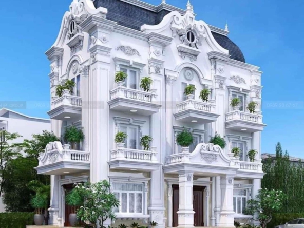 39+ NHỮNG MẪU THIẾT KẾ THI CÔNG BIỆT THỰ PHÁP, DINH THỰ, SANG TRỌNG VÀ ĐẲNG CẤP 2023