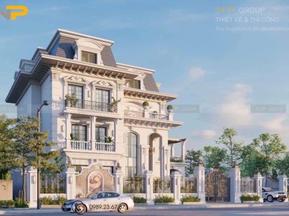 39+ NHỮNG MẪU THIẾT KẾ THI CÔNG BIỆT THỰ PHÁP, DINH THỰ, SANG TRỌNG VÀ ĐẲNG CẤP 2023