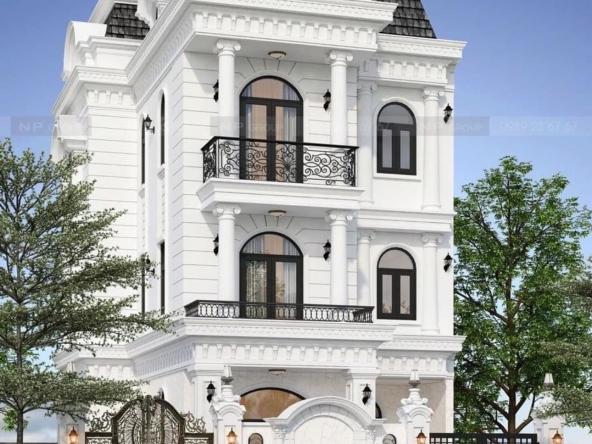 39+ NHỮNG MẪU THIẾT KẾ THI CÔNG BIỆT THỰ PHÁP, DINH THỰ, SANG TRỌNG VÀ ĐẲNG CẤP 2023