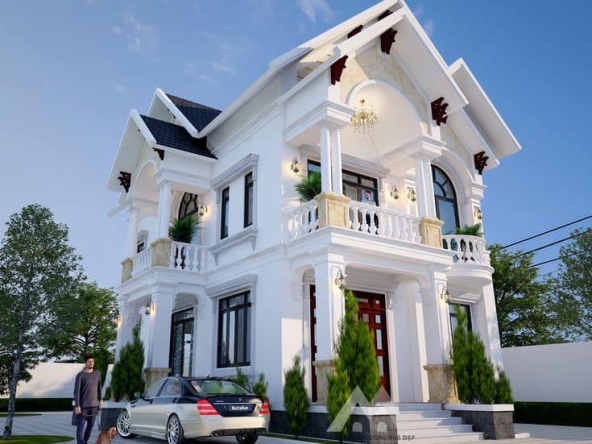 Top 30 mẫu nhà phố, biệt thự, mái thái 2 - 3 tầng đẹp