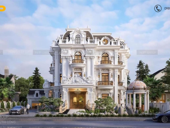 39+ NHỮNG MẪU THIẾT KẾ THI CÔNG BIỆT THỰ PHÁP, DINH THỰ, SANG TRỌNG VÀ ĐẲNG CẤP 2023