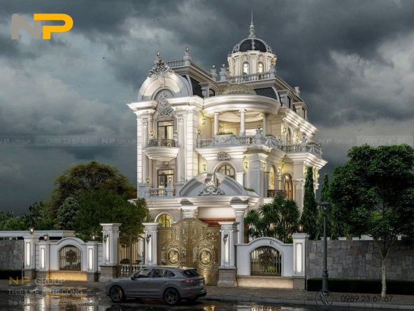 39+ NHỮNG MẪU THIẾT KẾ THI CÔNG BIỆT THỰ PHÁP, DINH THỰ, SANG TRỌNG VÀ ĐẲNG CẤP 2023