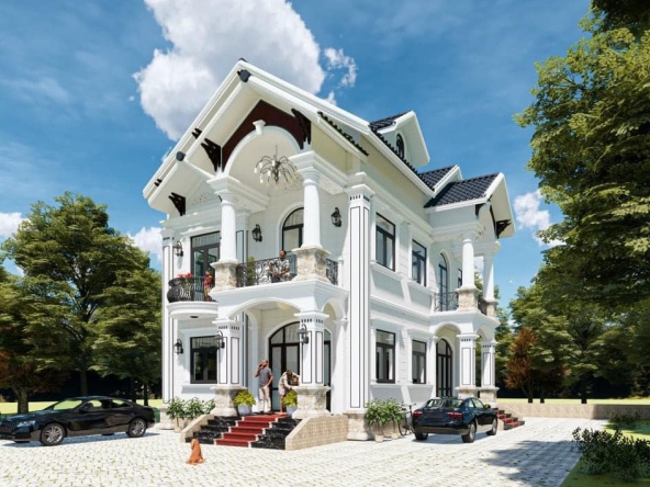 Top 30 mẫu nhà phố, biệt thự, mái thái 2 - 3 tầng đẹp