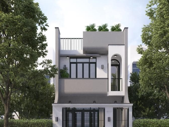 Những mẫu nhà phố 2-3 tầng hiện đại