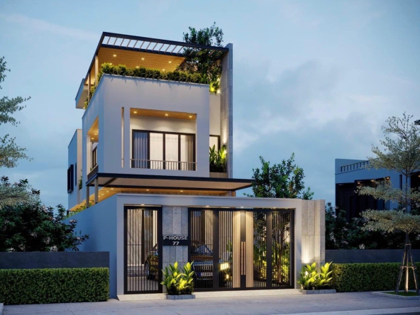 Những mẫu nhà phố 2-3 tầng hiện đại