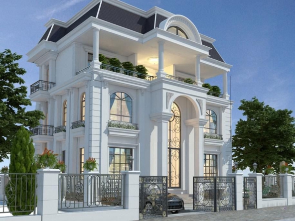 Biệt thự tân cổ điển pháp , 9x16m , Anh Hồ Chị Hải, Châu Thành Bến Tre
