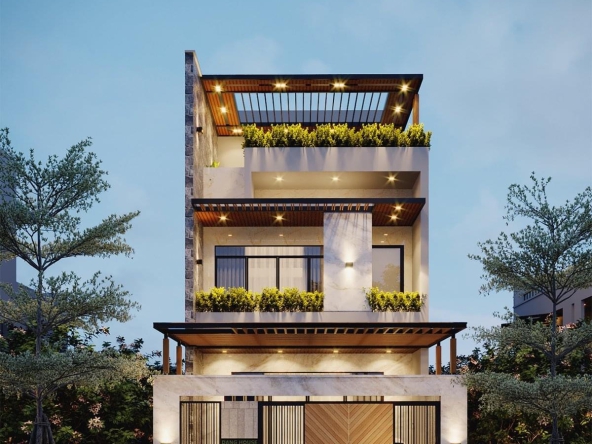 Nhà Phố Hiện Đại 4x20, Anh Hoài Đức, Tp. Châu Đốc - An Giang