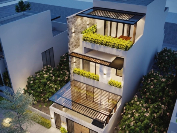 Nhà Phố Hiện Đại 4x20, Anh Hoài Đức, Tp. Châu Đốc - An Giang