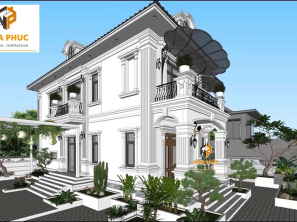 Biệt Thự Tân Cổ Điển 2 Tầng 9,5x18m - Anh Nam chị thúy, Châu Thành Kiên Giang