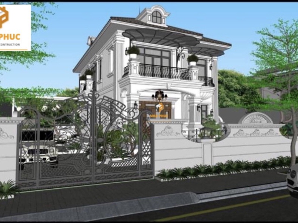 Biệt Thự Tân Cổ Điển 2 Tầng 9,5x18m - Anh Nam chị thúy, Châu Thành Kiên Giang