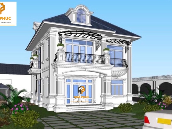 Biệt Thự Tân Cổ Điển 2 Tầng 9,5x18m - Anh Nam chị thúy, Châu Thành Kiên Giang